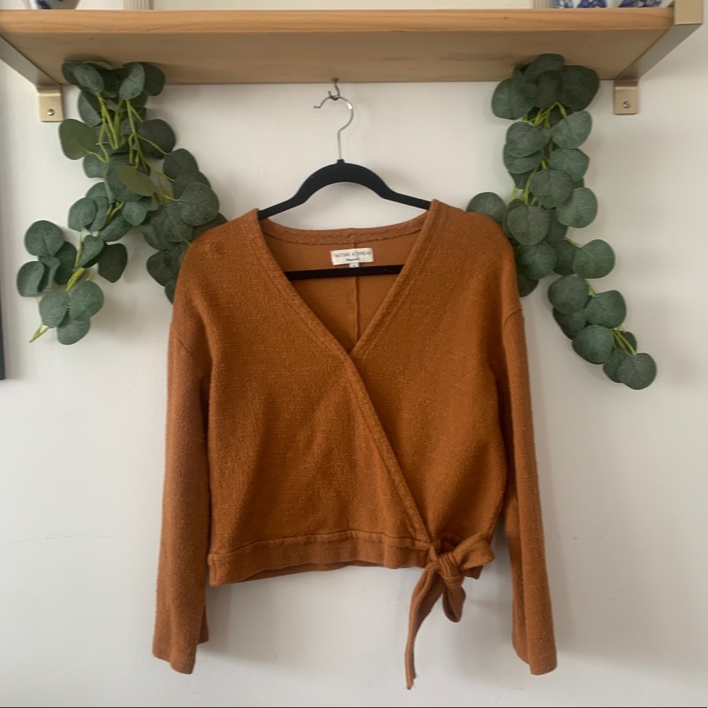 Madewell - Camel Blouse with Tie